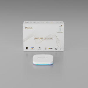 Xsarius Avant 3+ Ultra White Edition – 4K OTT Android Media Streamer