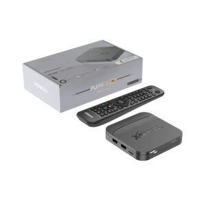 Xsarius Pure 3+ Streaming Box 4K UHD- Black