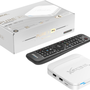 Xsarius Pure 3+ Streaming Box 4K UHD – White