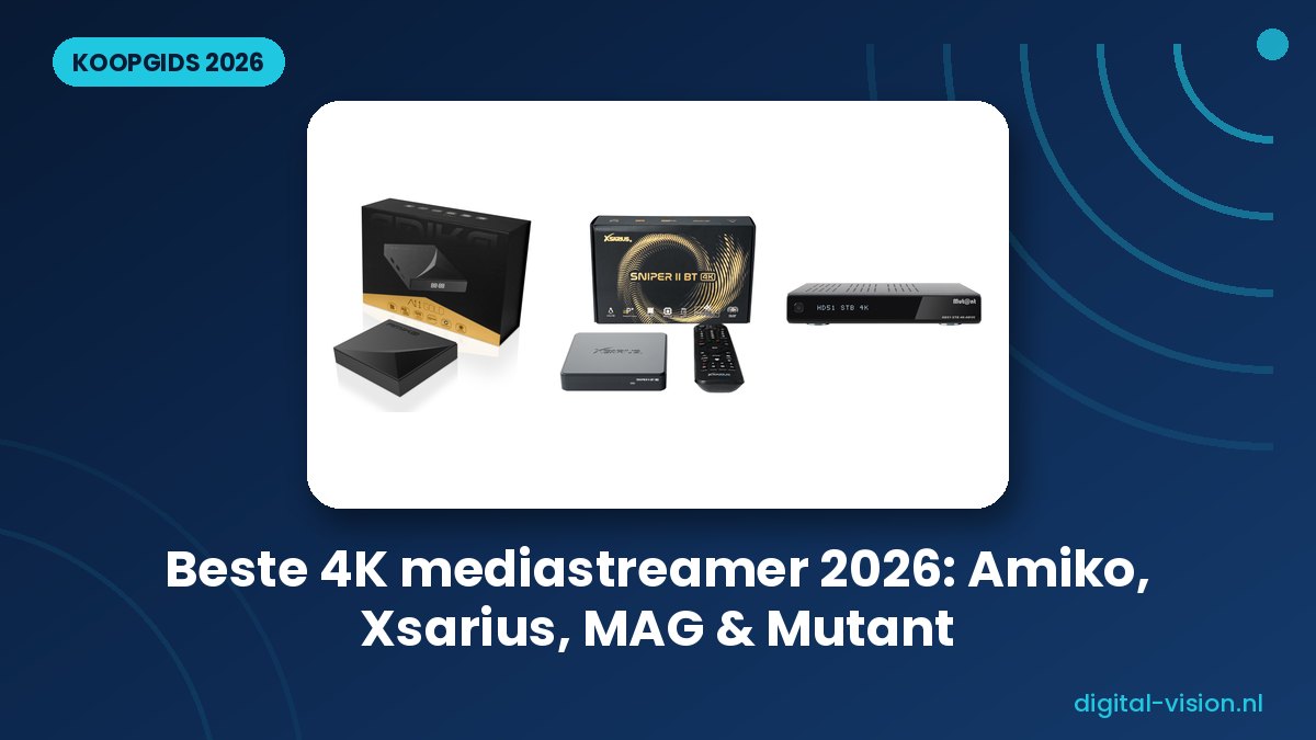 Xsarius Sniper 2 review + handleiding (2026): 4K Linux OTT mediastreamer